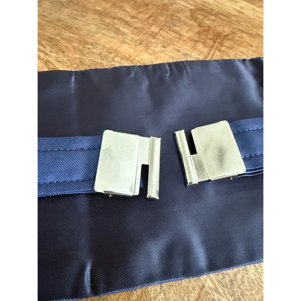 Domenico Vacca Mens XL 100% Silk Royal Blue Cummerbund Made in Italy Tuxedo